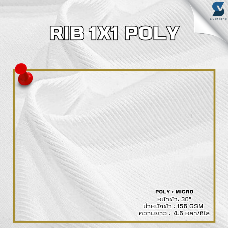 RIB 1X1 POLY